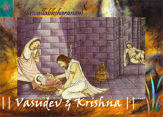 Purna Purshotam Shri Krishna born in Kaaragrah