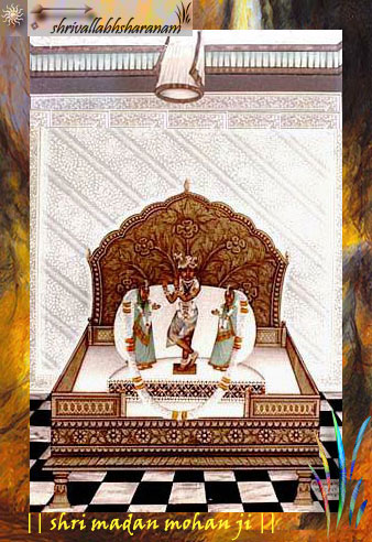 Shri Ghanshyamji's Sevya Swaroop - Shri Madanmohanji